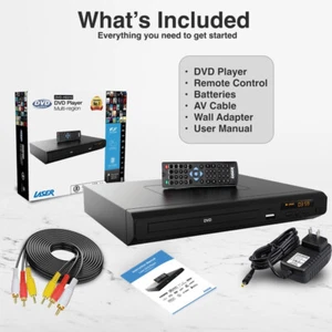 Laser Multi Region Free DVD Player | Movie Video HD HDMI Composite USB W/ Remote - Picture 1 of 7