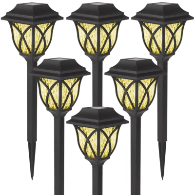 Solarleuchten Außen Garten Deko für Balkon LED Solar leuchten Solarlampe 6er Set - Bild 1 von 4