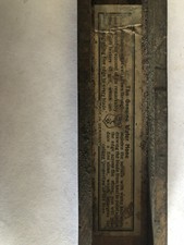 VINTAGE GENUINE WATER HONE STONE FOR RAZORS