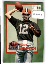 1993 Pro Set Power Moves Vinny Testaverde Silver Cleveland Browns #PM3