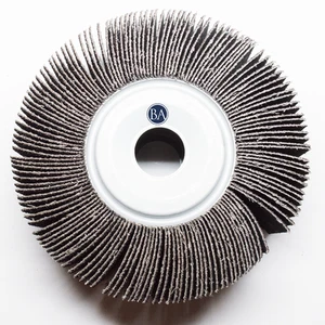 6" x 2" x 1" Unmounted Bench Grinder Flap Wheel - 1 Piece - Picture 1 of 4