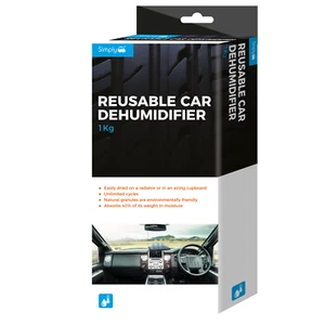 Simply Auto Reusable Car Dehumidifier Portable Natural Granules 1kg - Picture 1 of 3