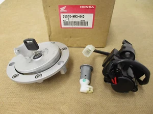 Juego de llaves Honda CB750F2 CB750 Kit de bloqueo Interruptor de encendido Tapa de combustible 92 35010-MW3-640 - Imagen 1 de 21