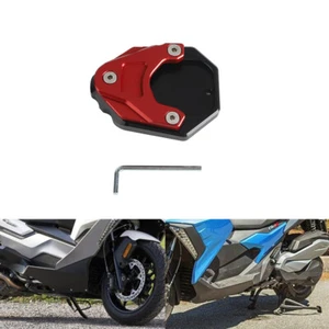 Red Side Stand Pad Kickstand Enlarger Extension Plate For BMW C400 GT/X '19-21 - Picture 1 of 8