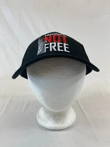 Freedom is Not Free Baseball Cap Strapback Hat Black America USA OSFM Adjustable - Picture 1 of 10