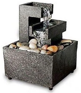 ORDER HOME COLLECTION MEDITATION CORDLESS TABLETOP WATER FOUNTAIN - STYLE 2 - Picture 1 of 1