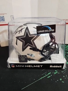 Drew Pearson signierter Minihelm Mondfinsternis Beckett BAS COA Dallas Cowboys - Bild 1 von 5