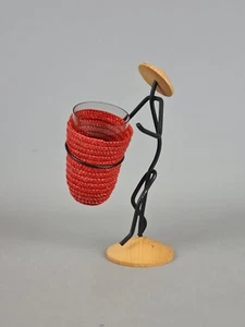 Seltene Vintage Figur Aus Draht Design Bror Bonfils 1950 Jahre Dänemark Deko - Bild 1 von 6