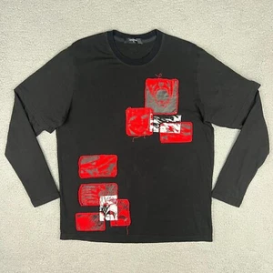 Drop Dead Shirt Mens Medium M Black Red Anime Nightmares Long Sleeve Manga Tee ! - Picture 1 of 12
