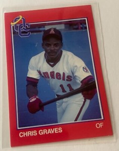 CHRIS GRAVES 1988 Grand Slam Quad City Angels PWE SHIP