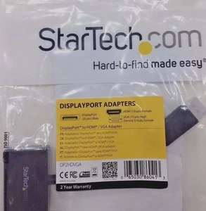 StarTech.com DP2HDVGA Travel A/V Adapter 2-In-1 DisplayPort to HDMI or VGA  - Picture 1 of 1