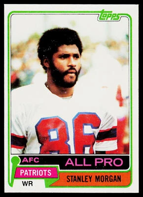 Stanley Morgan, 1981 Topps, #290, New England Patriots, - Image 1 of 2