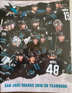 Anuario de tiburones San José 2019-2020 programa de hockey NHL 126 páginas Hertl Thornton - Imagen 1 de 1