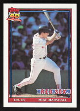 1991 Topps Mike Marshall #356 Boston Red Sox