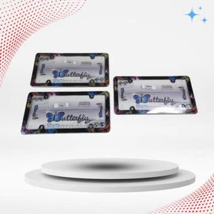 Lot of 3 Cruiser Accessories 23053 License Plate Frames - Picture 1 of 4