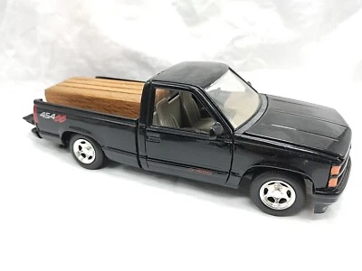 Black Chevrolet 454 SS 1500 Diecast Car 8" No 68004/5 - Image 1 of 4