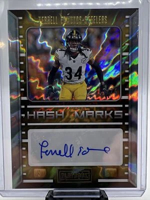 2022 Terrell Edmunds Panini Playbook Auto /75 steelers - Image 1 of 2