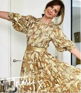 Zara Trinny Golden Dress Size XS Limited Edition 💕BNWOT - Picture 1 of 10