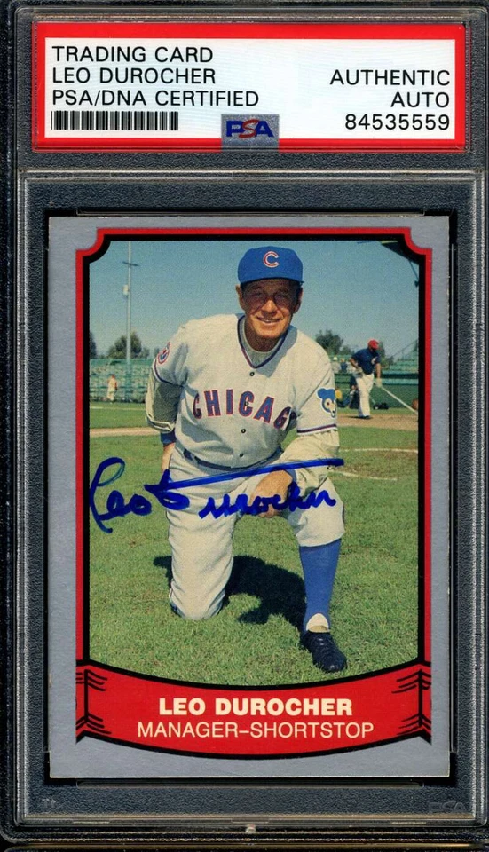 Leo Durocher PSA DNA Cert Signed 1988 Pacific Autograph - Image 1 of 1