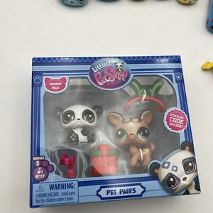Littlest Pet Shop Winter Pals coppia animali domestici serie 2 G7 #1 e #117 - Foto 1 di 5