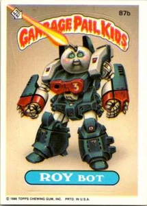 1986 Topps Garbage Pail Kids Series 3 #87b Roy Bot V72766 - Picture 1 of 2