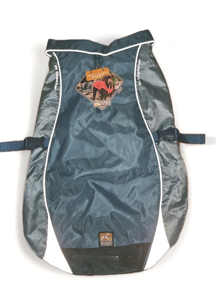 全新带标签 Kurgo North Country 狗外套大号防水/防风 LED 灯抓绒 $59 — 第 1/4 张图片