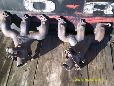 1987 Ford F-150 4.9L Inline 6 300 Exhaust Manifold Set Pair LH&RH OEM Ford F150 - Image 1 of 4