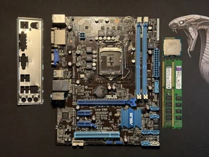 Scheda Madre  ASUS P8B75-M LX + CPU Intel Core i3-3240 + RAM DDR3 6GB - Foto 1 di 4