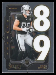 2024 Select Football #12 Brock Bowers Numbers RC Las Vegass Raiders - Picture 1 of 2