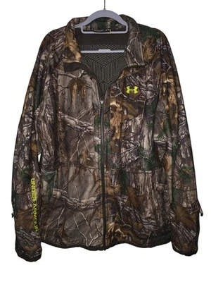 2XL UnderArmour ScentControl Men’s Realtree Camo Tactical Hunting Fleece Jacket  - Image 1 of 4
