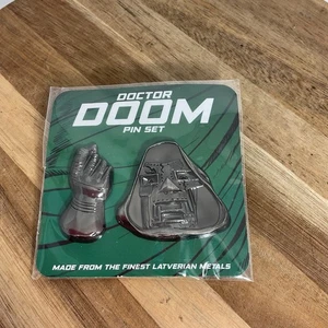Doctor Doom Pin Set Beutekiste Neu Marvel - Bild 1 von 2