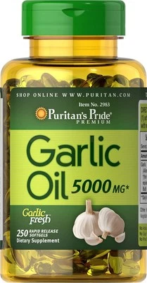 Puritan's Pride Premium Garlic Fresh 5000mg, Traditional Dietary Supplement for - Изображение 1 из 4