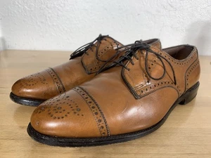 Allen Edmonds Sanford elegante Schuhe Oxford-Schuhe braun Leder ausgezeichnet Herren Größe 10 D - Bild 1 von 20