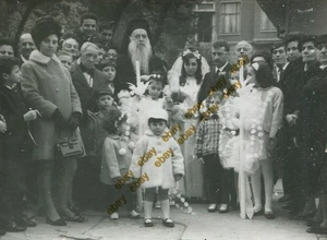 #54388 KONSTANTINOPEL 60er Jahre. Patriarch Athenagoras mit Brautpaar. Foto - Bild 1 von 4