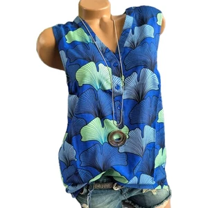 Aniston Damen Bluse Tunika Shirt Top blau kurzarm Gr. 38 bis 42 (3 920) NEU - Bild 1 von 9