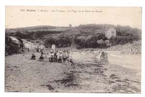 ETABLES (22) VILLAS animées & FALAISES DE LA PLAGE DU MOULIN période 1910 - Foto 1 di 1