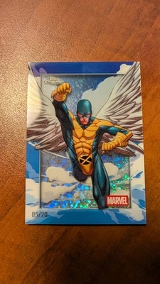 2025 Topps Chrome Air Marvel ANGEL 5/20 Shadowbox CASE HIT - Image 1 of 2