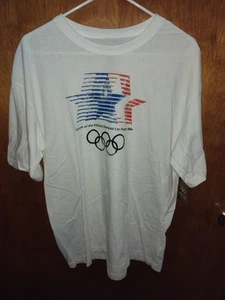 Olympics Heritage 1984 Los Angeles Summer Olympics T Shirt Medium New With Tags - Picture 1 of 4
