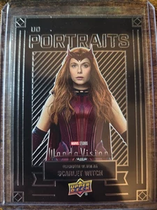 2024 Marvel Studios Series 1 Elizabeth Olsen Scarlet Witch UD Portraits #P19 - Picture 1 of 2