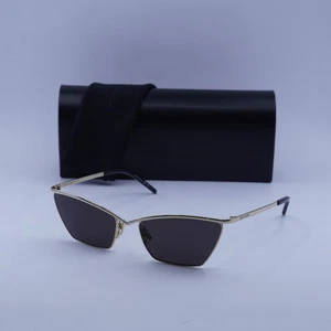 Gafas de sol Saint Laurent SL637 003 doradas/negras 57-17-140 nuevas auténticas - Imagen 1 de 7