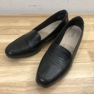 ColeHaan hochhackige Damenschuhe Halbschuhe Größe 10 schwarze Leder-Slipper - Bild 1 von 15