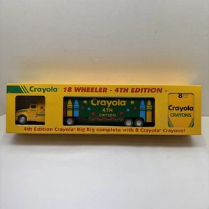 VINTAGE 1995 CRAYOLA 18 WHEELER 4TH EDITION DIE CAST CRAYONS NIB - Picture 1 of 2