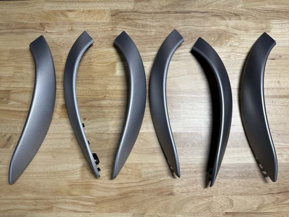 BMW 440i F36 Hexagon Aluminum Interior Door Trim (6 pcs total, 2 spares) - Image 1 of 4