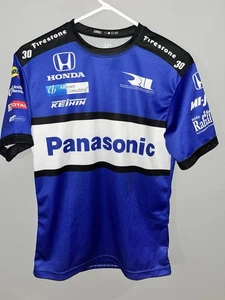Blue Honda Racing #30 Takuma Sato Jersey Great Condition Small - Picture 1 of 8