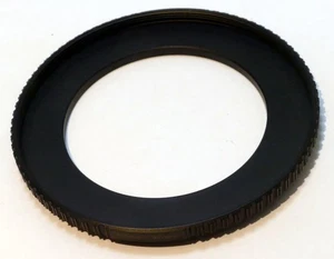 49mm to 67mm Step-Up Ring Metal double threaded screw in w/ ribbed rim - Picture 1 of 4
