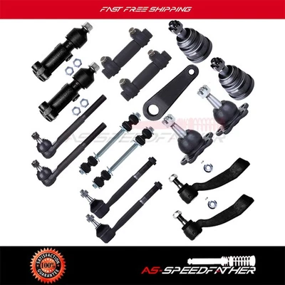 Kit de rótula de extremo de varilla de amarre delantera Chevrolet Express 2500 1996-2002 17 piezas Foto 1 de 4