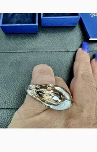 AUTHENTISCHER SWAROVSKI KRISTALL RING GRÖSSE 7 BOOT FORM EINZIGARTIGES DESIGN 3-D WOW - Bild 1 von 4