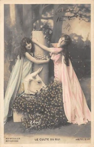 CPA CELEBRITE / LE CULTE DU GUY /ARTISTE DE CABARET /Mlle ROBINNE /Mlle SPINDLER - Picture 1 of 1