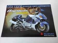 Suzuki GSX 1300 R de 2000 Italia Prospectus Catalogue Brochures Motos