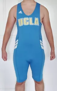 UCLA Team issue track and field singlet bodyskin suit speedsuit spandex adidas - Picture 1 of 3